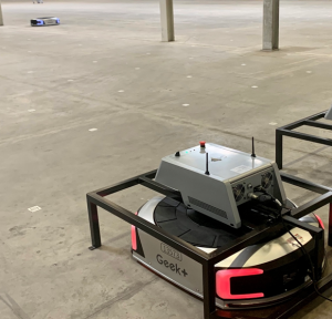 The first robots are being tested ......  