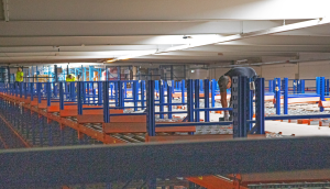 Off we go! High rack no. 3 is on it’s way to being dismantled. 