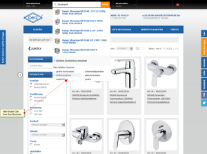 Much simpler with Search History in the OEG online shop 