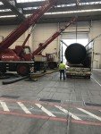 ISH 2017 - the first exhibition storage tank is standing